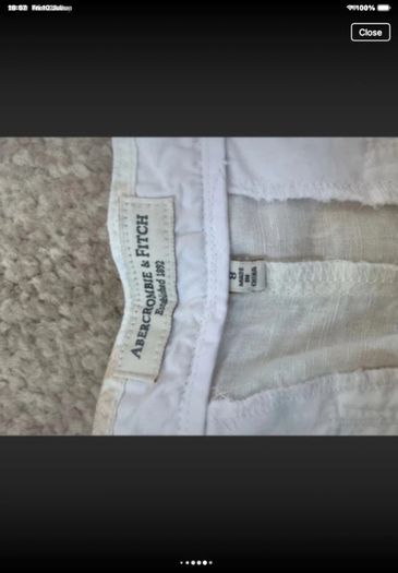 shorts Abercrombie & fitch linen mix low rise shorts us8 uk 12