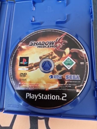 Shadow the Hedgehog Sonic PlayStation2 Ps2 games Original