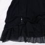 Bai Amour Vintage Black Grey Floral Lace Detail Ruffle Tiered Knit Dress 10-12UK/38-40EU Image 2