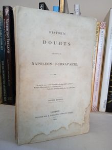 Historic Doubts: Related to Napoleon Buonaparte, 1831 (LP238)