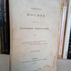 Historic Doubts: Related to Napoleon Buonaparte, 1831 (LP238)