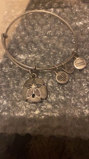 Alex&Ani sand dollar bangle bracelet