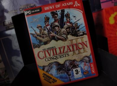 Sid Meier's Civilization III: Conquests ! Expansion Pack ! Retro PC Game ! 2003 ! by Atari !