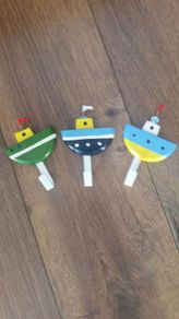3 x Nautical Boat hangers