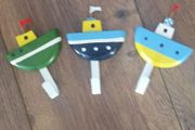 3 x Nautical Boat hangers
