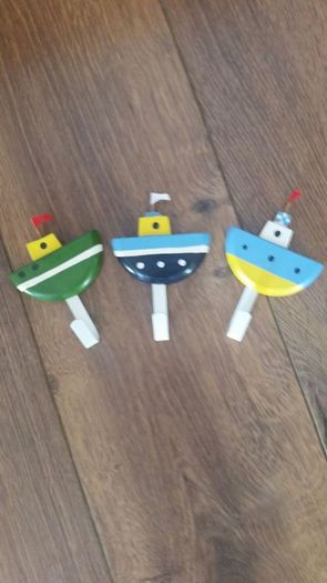 3 x Nautical Boat hangers