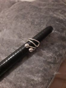 unusual sterling silver ring