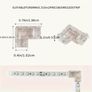 20pcs LED Connector Set, 2Pin L-Shaped Solderless Transparent LED Strip Connectors, 8mm Light Bar L-Clips, No Dark Area Image 4