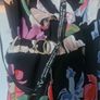 AX Paris Black Floral Belted Mini Wrap Skater Dress Image 5