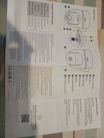 Tapo external wifi Camera with sd card