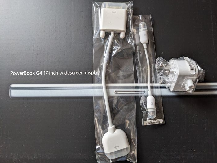 PowerBook G4 - 17-inch widescreen dispay accessories new in original package