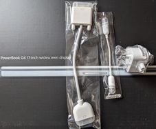 PowerBook G4 - 17-inch widescreen dispay accessories new in original package