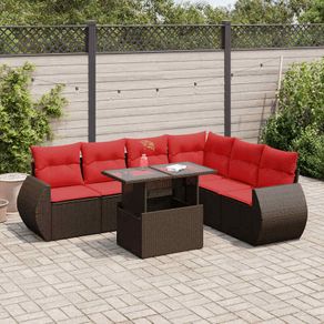 7 Piece Garden Sofa Set