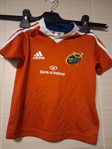 Munster Rugby Jersey. Official Adidas Home Jersey. Age 6 To 9 Months. Collect In Dublin Or Receive Via Post.