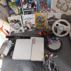 Wii Bundle with Mario Kart, Paper Mario & Skylanders