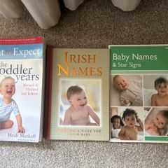 Toddler years book and baby names book