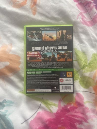 Gta San Andreas Xbox 360 Complete with Map