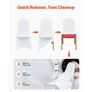 Stretch Spandex Folding Chair Covers, Universal Fitted Chair Cover, Removable Washable Protective Slipcovers, for Wedding Image 6