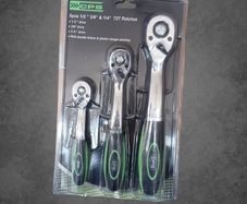 CPS 3-Piece 72-Tooth Ratchet Handle Set