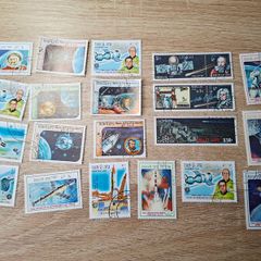 Laos Stamp Lot, cancelled, topic space - free standard postage