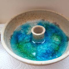 Dun-Chaoin  Pottery Candle Holder  ( Glazed )