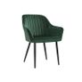 Set Of Two  Velvet Dining Chairs High Quality Image 3