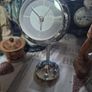 Vintage Present Time (PT) Chrome Eyeball Gooseneck Spring Desk Clock Space Age  design Image 2