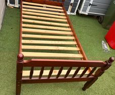 Good Solid Single Wooden Bed Frame - Can Deliver