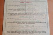 'Escape' vegetarian menu