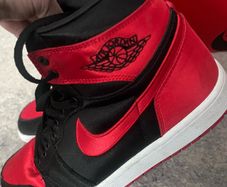 Genuine NIKE Jordans red & black