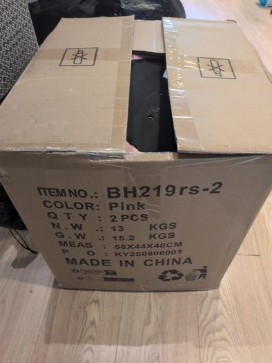 Brand new pink bar stool