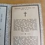 HISTORICAL RARITY: 1970 Garda Richard Fallon (Original Funeral Card.  First Garda Killed in The Troubles. Original) Image 5