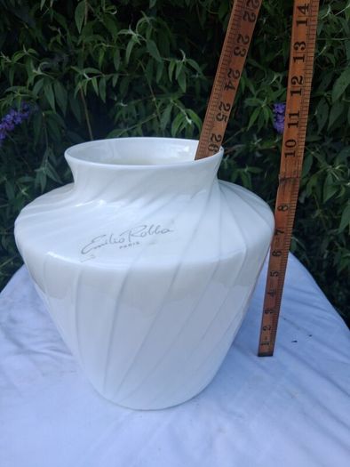 Emilio Robbo Large Porcelain Designer Vase