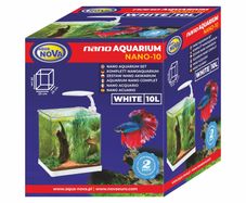 Aqua Nova Aquarium Set NANO-10 White 10L LED Light And Filter