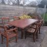 Dining room table with six chairs Image 5