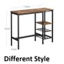New Dining Table Bar Kitchen + 3 Shelves - FREE P&P Image 7