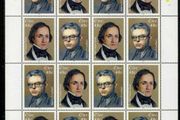 2006 Ireland Celtic Scholars (Johann Zeuss (Founder of Celtic Philology) &amp; Mairtin O'Cadhain (Gaelic novelist)) Commemorative Stamp Sheetlet Plate 1A1A1A1A Mint Never Hinged (MNH)