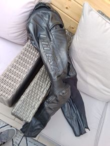 Dainese leather motorcycle motorbike trouser pants