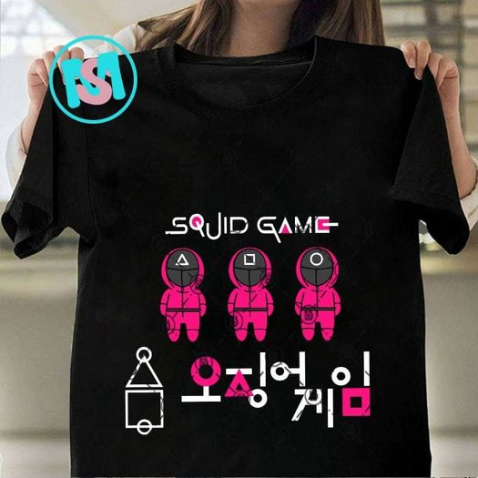 Squid game t-shirts