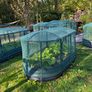 6ft Galvanised Raised Garden Bed with Mesh Cover & Watering System Image 6