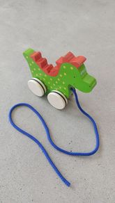 Goki Pull Along Dinosaur