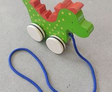 Goki Pull Along Dinosaur