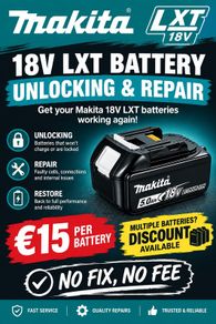 Makita battery repair