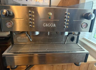 Commercial Gaggia coffee machine