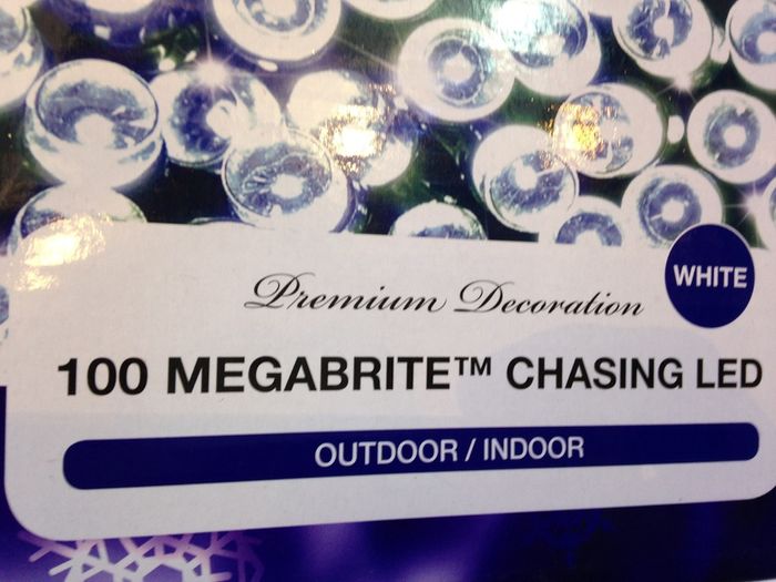 100 Megabrite Chasing LED Lights Christmas Lights