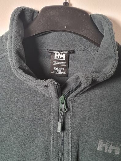 Mens Helly Hansen Polartec Fleece Top Quarter Zip Green Size Xxl Double Extra Large