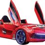 Kids Bugatti Chiron Style Race Car Bed  Red Image 7