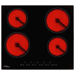 Ceramic Hob with 4 Burners Touch Control 6000 W