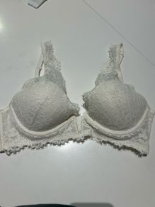 H&M lace bra 85B - cream