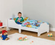 Toddler bed frame(good condition)_no mattress_sluts need to be changed